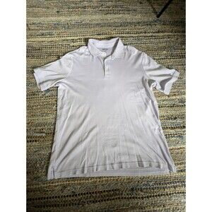 Lands' End Men's Polo in White
